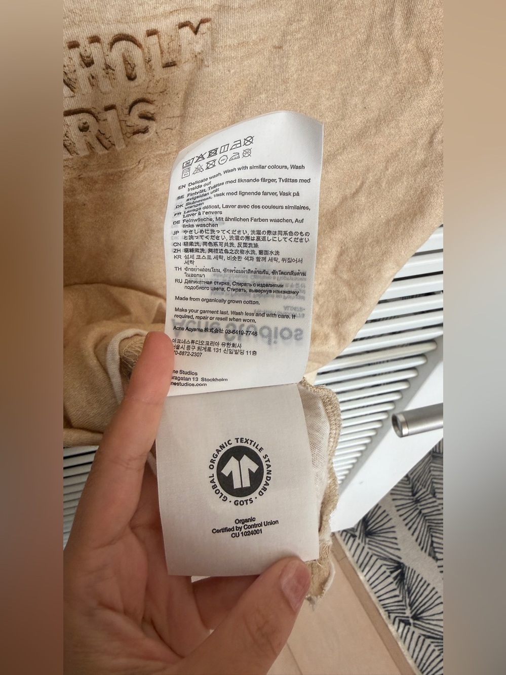 Acne studio logo tshirt size:XS - Picture 4 of 6